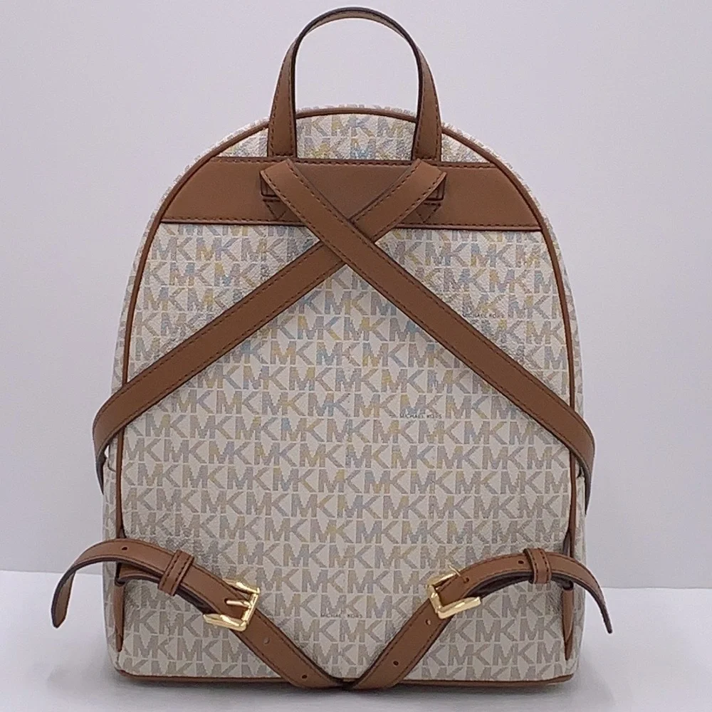 MICHAEL KORS Kenly Medium Backpack Signature Vanilla Bag